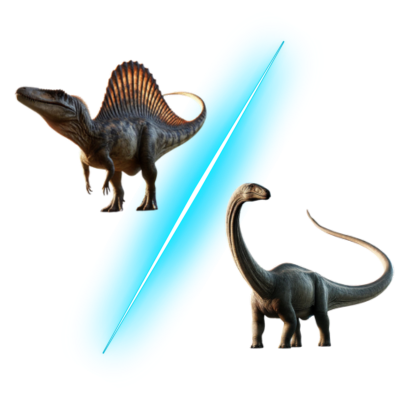 spinosaurus vs brachiosaurus