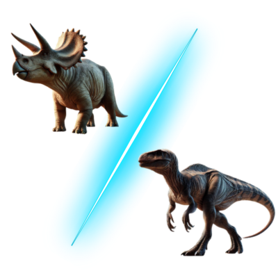 triceratops vs giganotosaurus