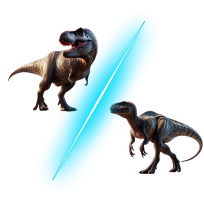 tyrannosaurus rex vs giganotosaurus